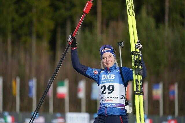Mit einer Gold- und drei Silbermedaillen bei Weltmeisterschaften sowie sieben Weltcupsiegen ist Lisa Hauser derzeit die erfolgreichste Biathletin Österreichs.
 | Foto: Archiv/Nordic Focus