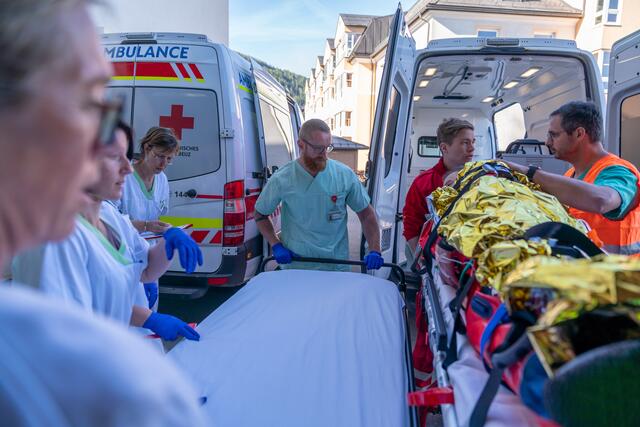 Alle Betroffenen des Zugsunglückes wurden entweder in der Landesklinik Tamsweg oder vom Kriseninterventions-Team versorgt. | Foto: Landesklinik Tamsweg/Thomas Wedam
