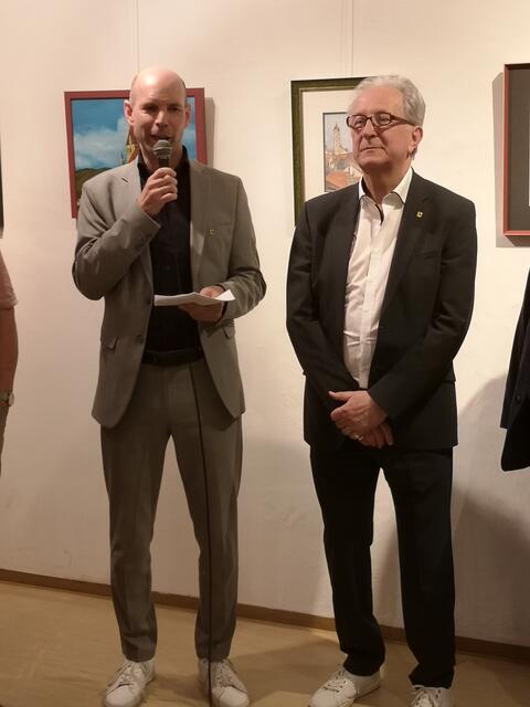 Einblick in Herz' künstlerisches Schaffen gab Kulturamtsleiter Gregor Kremser. 