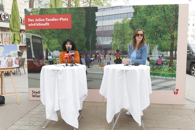 Es soll viel Grünraum entstehen. Aber auch Radfahrende kommen voll auf ihre kosten. | Foto: Maximilian Spitzauer