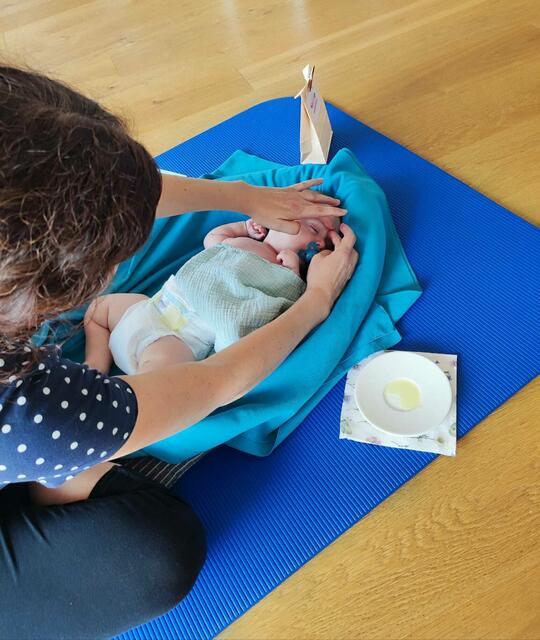Babymassage bei "ProMami" im Purgstaller Ortszentrum | Foto: ProMami