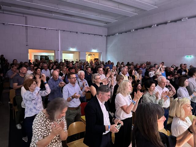 Das restlos begeisterte Publikum im Alten Kino Leibnitz | Foto: Henry Sams