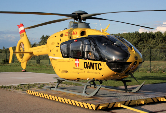 Der Rettungshubschrauber im Einsatz. | Foto: Schütz