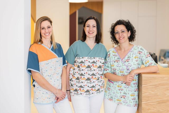 (v.l.:) Die Kinderärztinnen Eva Karrer, Tina Burger und Silvia Haller haben ihren Traum einer eigenen Praxis in Wels verwirklich und bieten ein umfangreiches Angebot. | Foto: kindergesundheit.at