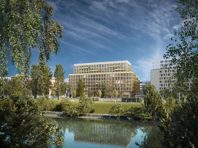 So soll das neue Leopoldquartier nach seiner Fertigstellung aussehen. | Foto: UBM (Visualisierung)