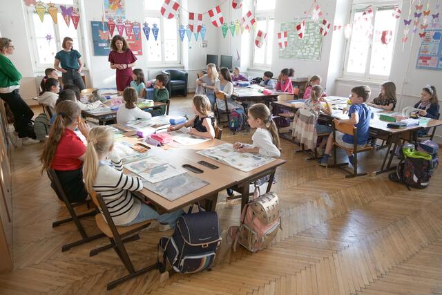 Die 3b der Volksschule Stubenbastei wird auch Koalaklasse genannt. | Foto: Maximilian Spitzauer/RMW