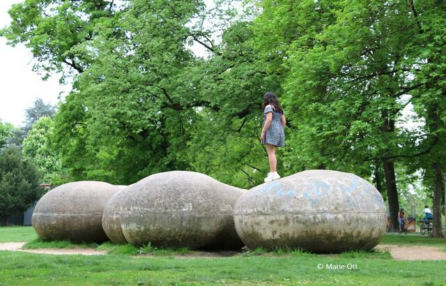 Kunstwerk im Grazer Augarten