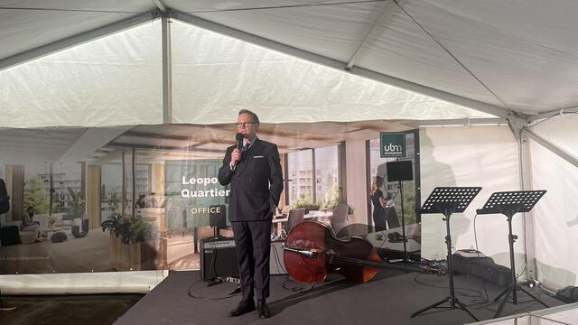 „Das Leopoldquartier vereint das Beste, was Natur und urbanes Leben zu bieten haben", ist sich UBM-Geschäftsfürher Thomas G. Winkler sicher. | Foto: Kathrin Klemm/RMW