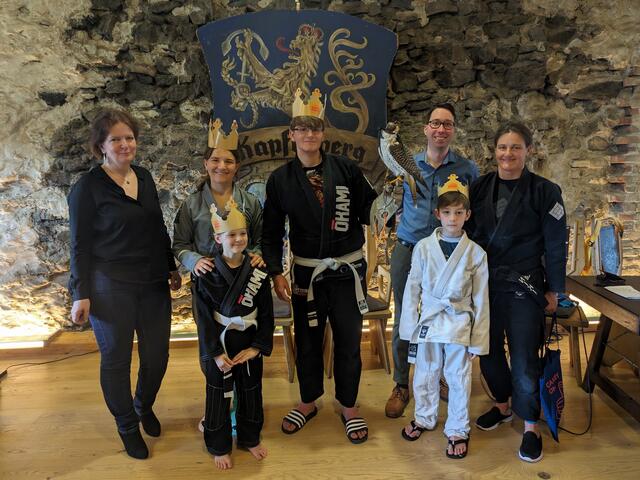 King &amp; Queen of the castle wurden kürzlich auf Burg Oberkapfenberg gekrönt. | Foto: BJJ Austria Kapfenberg