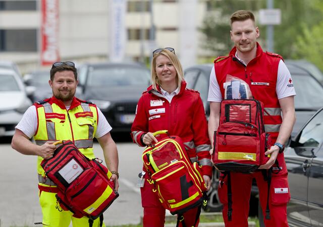 Über 100 First Responder sind, über die 44 Gemeinden verstreut, im Bezirk freiwillig im Einsatz.