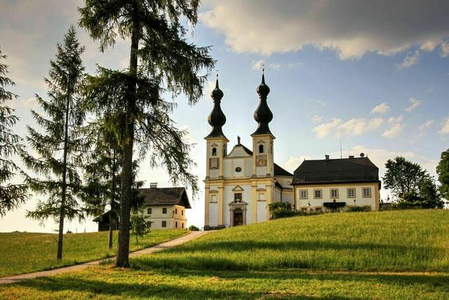 Wallfahrtskirche Maria Bühel im Nordwesten der Gemeinde Oberndorf im Flachgau. | Foto: Emma Sommeregger
