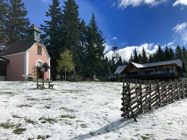 Die Eismänner im April: Sonntag 14. April über 25 Grad, und Montag sowas - Weiz