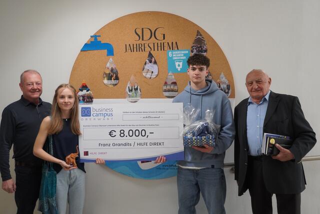 Das Jahresthema dreht sich ums Wasser: Toni Jandrisits, Janina Burmen, Alexander Nadal, Franz Grandits | Foto: Michael Strini