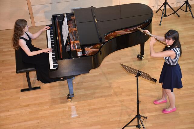 Audit of Art-Leistungsabzeichne in Gold-mit Auszeichnung-für Anna Grünberger aus St. Oswald/NÖ, auf der Querflöte (LMS Grein). Klavier Maria Hinterdorfer-Riegler.  | Foto: Robert Zinterhof