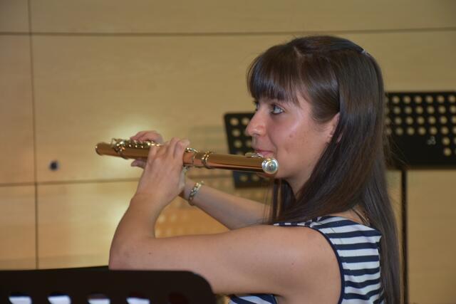Audit of Art-Leistungsabzeichne in Gold-mit Auszeichnung-für Anna Grünberger aus St. Oswald/NÖ, auf der Querflöte (LMS Grein). | Foto: Robert Zinterhof