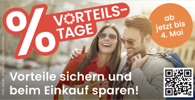 Die meinbezirk-Vorteilstage in Zusammenarbeit mit den heimischen Wirtschaftsbetrieben.