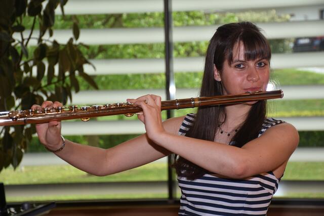 Audit of Art-Leistungsabzeichne in Gold-mit Auszeichnung-für Anna Grünberger aus St. Oswald/NÖ, auf der Querflöte (LMS Grein). | Foto: Robert Zinterhof