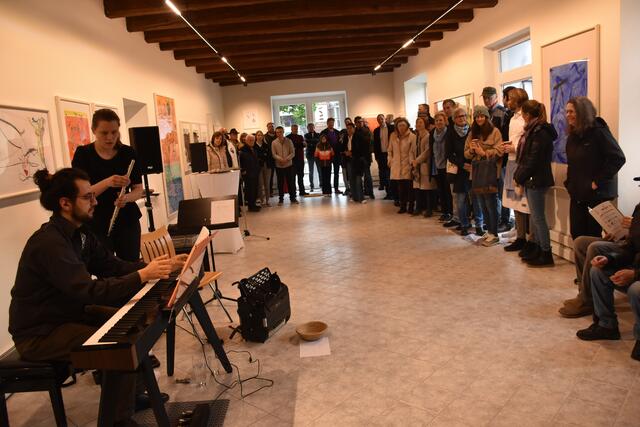 Galerie Eva Maria Manner in der Schiffmeisterei in Grein. Schiffmeisterei &amp; Süße Kunstwerkstatt in Grein eröffnet.  | Foto: Robert Zinterhof