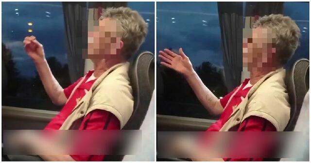 Dieser Mann wollte mit seinem Singen für gute Stimmung im Bus sorgen. Doch das klappte wohl nicht. | Foto: Screenshot irhadskopljak1/Tiktok