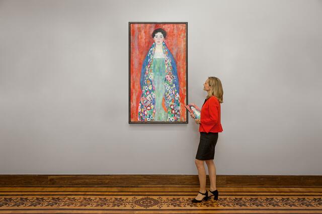 Das "Bildnis Fräulein Lieser" von Gustav Klimt kommt unter den Auktionshammer. | Foto: Auktionshaus im Kinsky Vienna