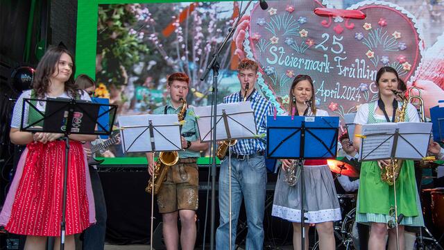 Uraufführung von "Bei dir möcht i sein" der Musischule Feldbach am Steiermarkfrühling in Wien. | Foto: KK