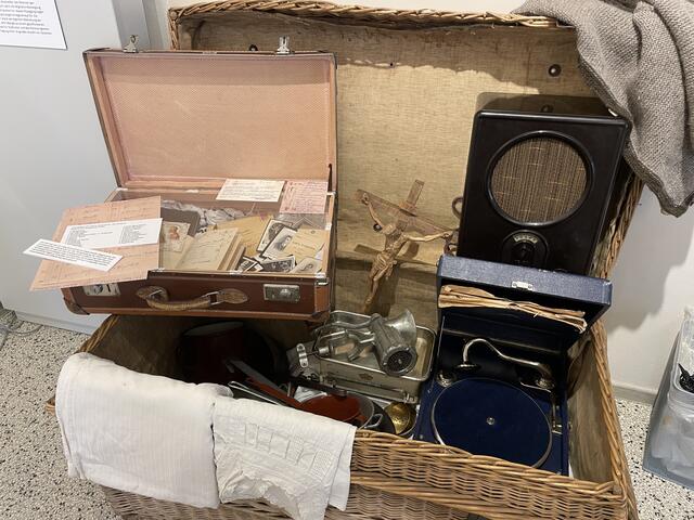 Alles Wichtige musste in einem Koffer Platz haben. | Foto: Lisa Kropiunig