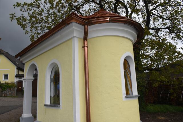 Grein. Die neue Kapelle in Panholz 5 der Familie Kranzl.   | Foto: Robert Zinterhof