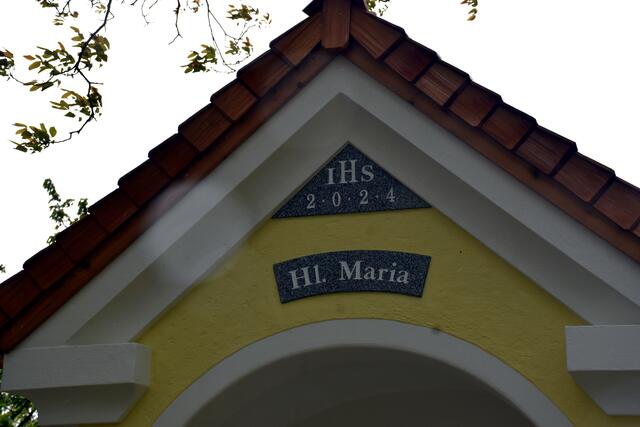 Grein. Die neue Kapelle in Panholz 5 der Familie Kranzl.   | Foto: Robert Zinterhof