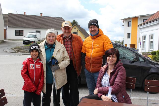 Die Familie Backhausen war mit drei Generationen beim Wandertag vertreten,