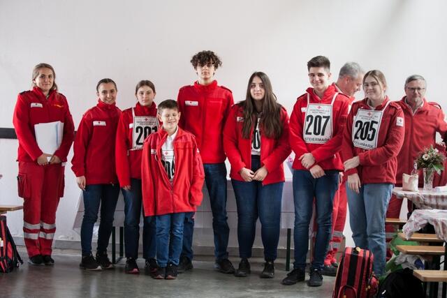 Die Gruppenkommandanten. | Foto: Rotes Kreuz