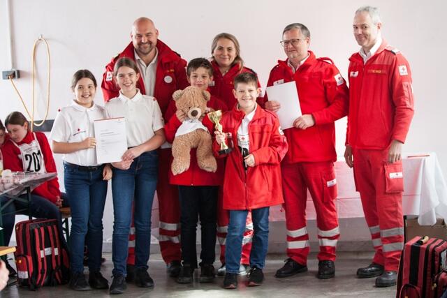 Platz 3 für die Gruppe Stainz | Foto: Rotes Kreuz