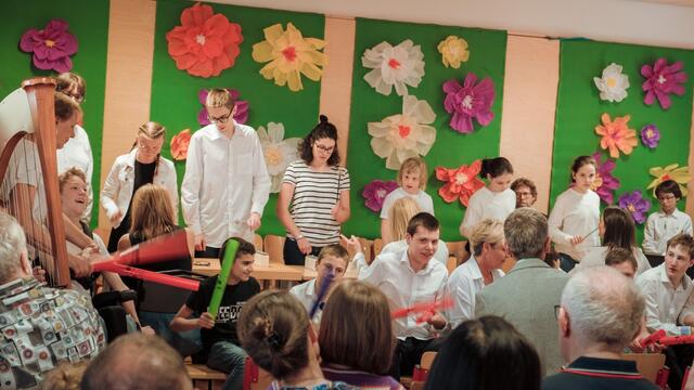 Das Konzert in der Sonderschule Fügen war bestens besucht.  | Foto: ASO 