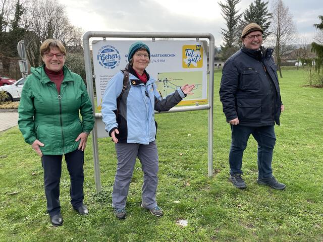 Bürgermeisterin Josefa Geiger, Ehrenamtliche Susanne Gaspar und geschäftsführender Gemeinderat Peter Hofmarcher. | Foto: Victoria Edlinger