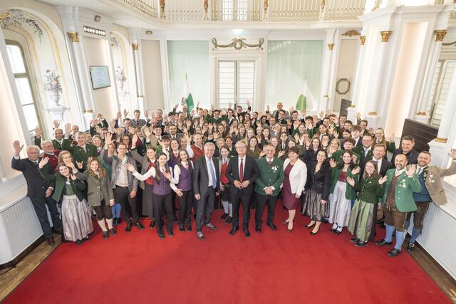 Alle Preissträgerinnen und Preisträger des Landes in der Aula der Alten Universität. | Foto: Land Steiermark/Fischer