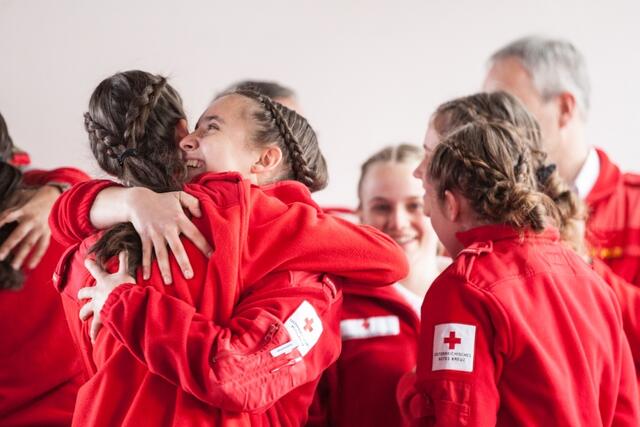 Große Freude über den Sieg beim Bezirkswettbewerb | Foto: Rotes Kreuz