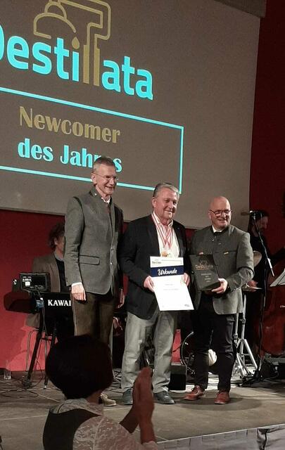 Der Knittelfelder Edelbrenner Heinz Jakelj wurde bei der Destillata Gala 2024 in Innsbruck vielfach ausgezeichnet. | Foto: Foto: Jakelj