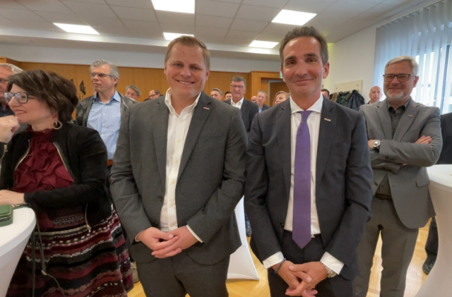 Das neue Führungsteam der WKO Regionalstelle Südsteiermark: Martin Heidinger (li) und Dietmar Schweiggl | Foto: Brigitte Gady