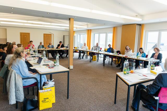 Der Workshop "Neu durchstarten oder einfach nachfolgen" war gut besucht. | Foto: Veronika Philipp