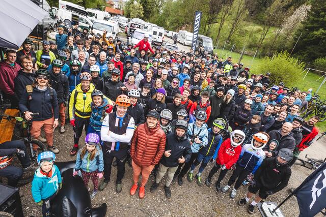 Die Teilnehmerinnen und Teilnehmer der Trailpartie in Judenburg. | Foto: Söllradl, Wessig