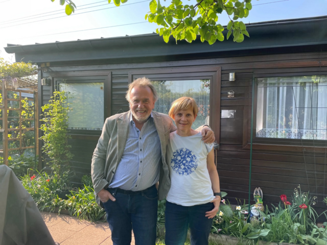 Obmann Werner Probst und Ehefrau Ingrid verbringen in den warmen Monaten fast jede freie Minute im Garten.