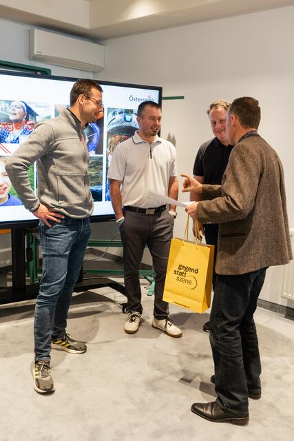 Alexender Weberberger, Jaroslav Jachim und Norbert Lerch beim Workshop der Österreich Werbung. | Foto: Veronika Philipp