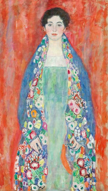 Gustav Klimt (Wien 1862 - 1918 Wien). Bildnis Fräulein Lieser, 1917. Öl auf Leinwand; gerahmt, 140 x 80 cm | Foto: Auktionshaus im Kinsky GmbH, Wien