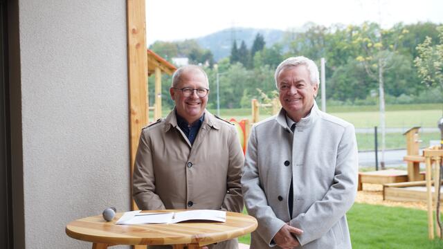 Bürgermeister Bernd Osprian und Landeshauptmann-Stellvertreter Anton Lang | Foto: Schrapf
