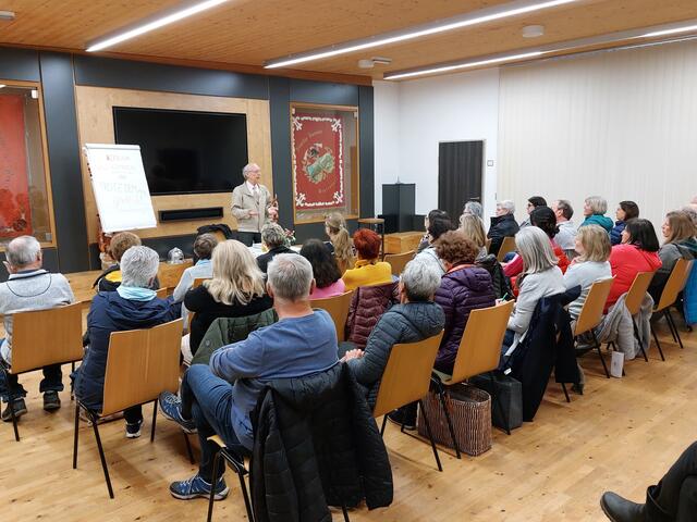 Großes Interesse herrschte beim Vortragsabend „Gefühle werden nicht dement!“ mit DI Manfred Fischer