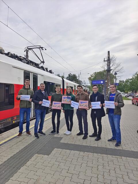Clemens Obetzhauser, Josef Hager, Stefan Dersch, Claudia Pfeffer, Alexander Weik, Dominik Gail, Christoph Haselböck | Foto: JVP Mistelbach