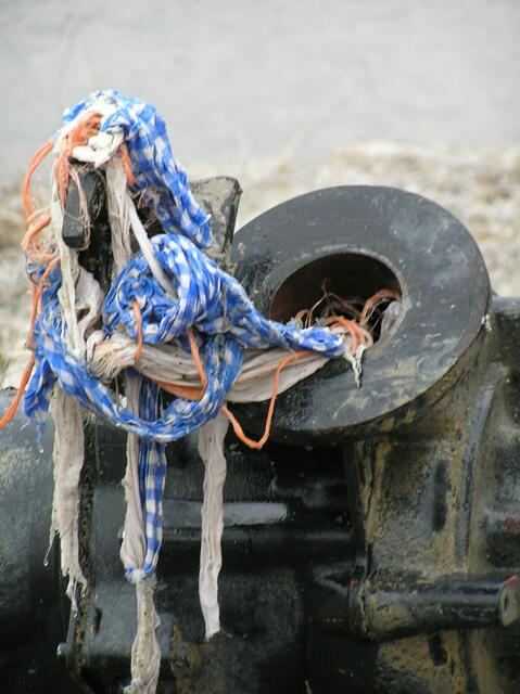 Netze und Schnüre haben eine Kanalpumpe in Roßleithen lahmgelegt. | Foto: WAV Garstnertal