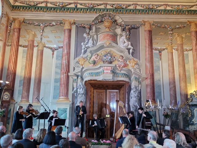 "La Piccola Banda"  in Aktion: Erlesene Klänge beim Orgelfrühling auf Schloss Hollenegg | Foto: MS Hollenegg