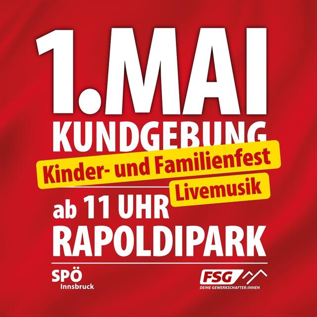 Maifest der SPÖ Innsbruck | Foto: SPÖ