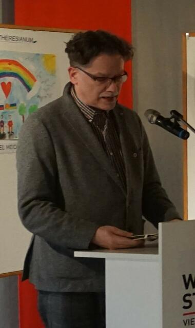 Walter Strobl ruft die Preisträger auf