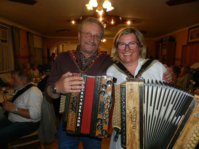 Sulzbacher Günther, Claudia  Schilling( Waren auch dabei mit ihrer Ziehharmonika )